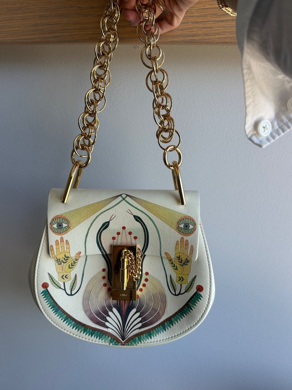 CHLOE Rare Bijou Drew Chain Crossbody Bag - Picture 2 of 9